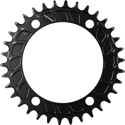 Produktbild von Rotor Round Sm Ring 110 Bcd Kettenblatt Schwarz 34t Schwarz 34t