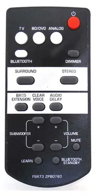Produktbild von Ersatz Fernbedienung für Yamaha FSR73 ZP80760