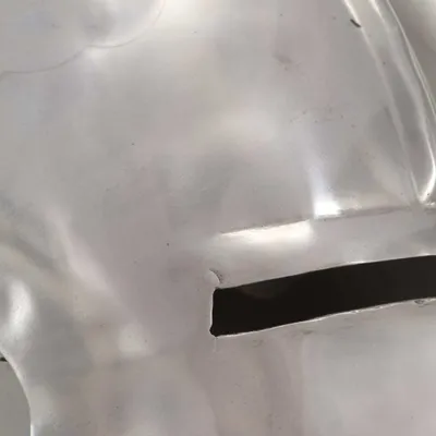 Immagine prodotto di vidaXL Elmo da Cavaliere Medievale Antico Replica LARP Argento Acciaio