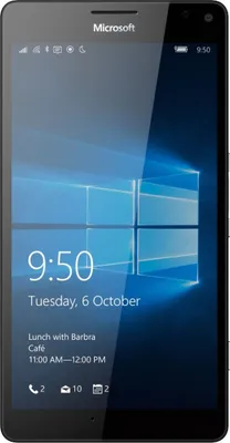Produktbild von Microsoft Lumia 950 Single Sim XL - Black in neutraler Verpackung