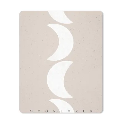 Produktbild von MuchoWow® Mauspad Mousepad Mond - Pastell - Text - Zitate 19x23 cm - Mousepads - Maus Mat - Pad - Mausunterlage - Mauspads - Spielen