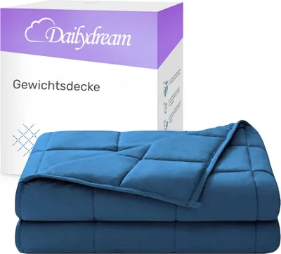 Produktbild von DD Gewichtsdecke | Adults | Baumwolle | Blue | 155x200 | 7 kg