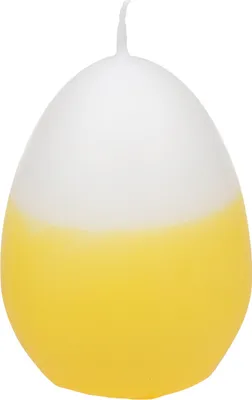 Produktbild von Eierkerze "Mina" Gelb 80/60 mm