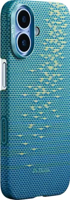 Immagine prodotto di Custodia Pitaka Ultra-Slim, blu lucido - iPhone 17