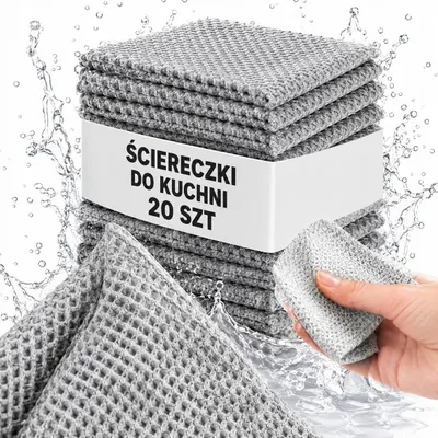 Produktbild von Draht-Reinigungstücher 20er-Set - Kratzfreie Scheuertücher für Küche und Geschirr