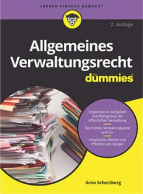Produktbild von Allgemeines Verwaltungsrecht für Dummies