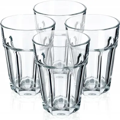 Produktbild von Trinkgläser - Longdrink-/Saftgläser - 370 ml - 4er Set - Hoch - Lebensmittelecht (FCM)