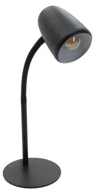Zdjęcie produktu dla Lampa stołowa Eglo Carlo, czarna, wymiary: 46 x 9 cm