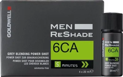 Produktbild von Goldwell Men ReShade Grey Blending Power Shot, Grau, 6CA, Männer, 80 ml, Alle Haare, Flasche