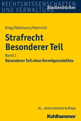 Produktbild von Strafrecht Besonderer Teil 1