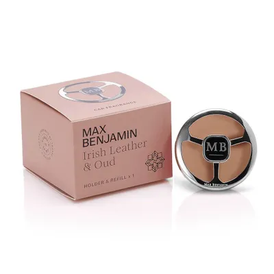 Image de Parfum de Voiture de Luxe Cuir Irlandais et Oud Max Benjamin