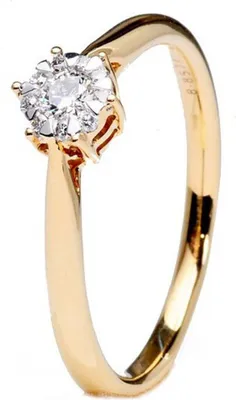 Produktbild von Ring 56 - Roségold 750 - Diamanten 0,17ct
