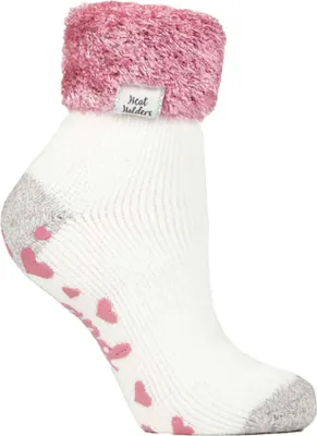 Produktbild von Heat Holders 1 Paar Damen Bettsocken mit ABS Stopper | Antirutsch Kuschelsocken