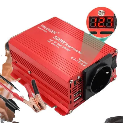 Obrázok produktu pre Menič, výkon 500 W, viacero výstupov, 500 W – 12 V – 220 V