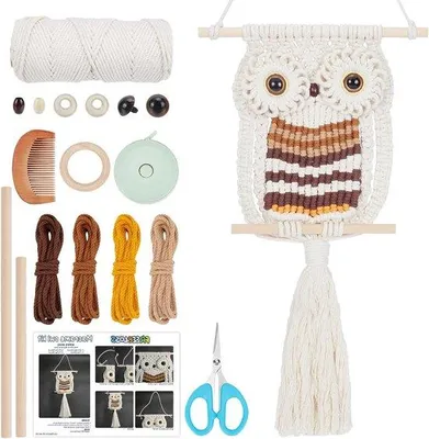 Obrázek produktu pro Sada nástěnných dekorací z makramé – dekorace ve stylu boho do ložnice