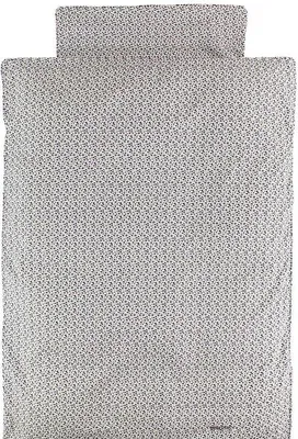 Zdjęcie produktu dla Smallstuff narzuta na łóżko dziecięce kwiaty 70 x 100 cm niebieska