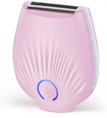 Immagine prodotto di Rasatore elettrico da donna impermeabile, rifinitore per barba, utilizzabile sia bagnato che asciutto, rosa