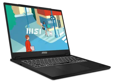Produktbild von MSI Modern/14 H D13MG-068CZ/i7-13620H/14"/WUXGA/16GB/1TB SSD/UHD/W11H/Schwarz/2R