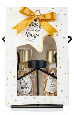 Image de Coffret de soins pour le bain avec bougeoir Winter Magic