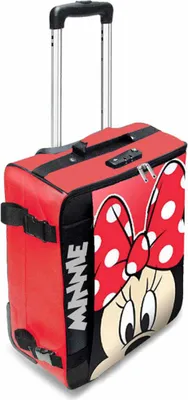 Obrázok produktu pre Disney Minnie Zvedavý skladací kufor na vozík 55cm
