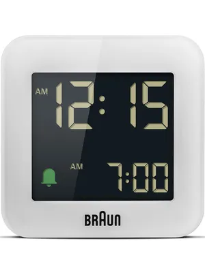 Image de Braun BC08W Klassik réveil numérique