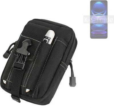 Produktbild von K-S-Trade Gürtel Tasche kompatibel mit Xiaomi Redmi Note 12 Gürteltasche Holster Schutz Hülle Handy Hülle Smartphone outdoor Handy-Hülle schwarz
