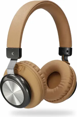 Zdjęcie produktu dla Ksix Retro2, Przewodowy i Bezprzewodowy, Połączenia/muzyka, 109 g, Zestaw słuchawkowy, Brązowy