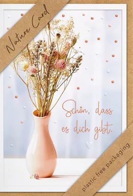 Produktbild von bsb 691037-2 Allgemeine Glückwunschkarte - Natur Card, inkl. Umschlag