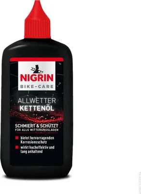 Produktbild von NIGRIN BIKE-CARE E-Bike- und Fahrrad-Kettenöl - Allwetter,100ml