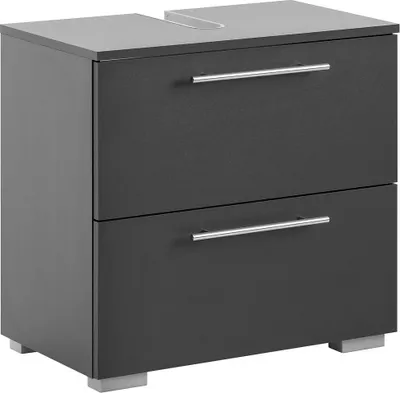 Produktbild von Waschbeckenunterschrank Möbelpartner Carlos BxHxT 60.2x59.1x35 cm anthrazit