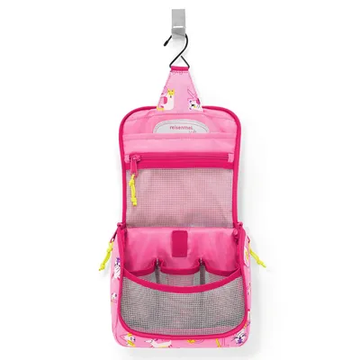 Produktbild von Reisenthel toiletbag S kids, Polyester, Pink, Einfarbig, Reißverschluss, 6 Taschen, 1 Taschen