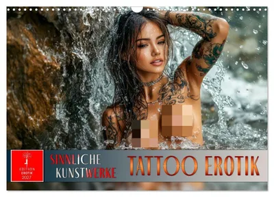 Produktbild von Tattoo Erotik - Sinnliche Kunstwerke (Wandkalender 2027 DIN A3 quer), CALVENDO Monatskalender