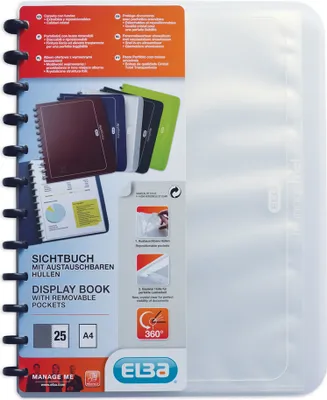 Produktbild von Oxford vario zipp Ringmappe manageMe! DIN A4 farblos