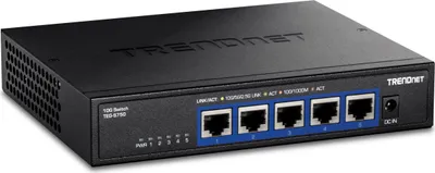 Produktbild von TRENDnet TEG-S750 5-Port 10G Switch, schwarz