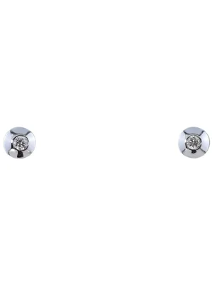 Produktbild von MIAMAR 1083450 Damen Ohrstecker 14 Karat (585) Weißgold weiß