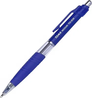 Immagine prodotto di Penna a sfera automatica media Toma TO-038 blu