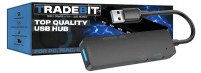 Produktbild von HUB-Adapter 4-in-1 USB 3.0 auf 5Gbps MicroSD-Adapter für Windows/Mac/Linux