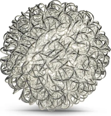 Produktbild von Formano Kugel Lampe Draht silber 30 cm Deko Leuchte LED Lichterkette