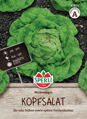 Produktbild von SPERLI Salatsamen Meikoningin Lactuca sativa 150 Pflanzen