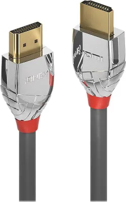 Zdjęcie produktu dla Lindy 37870, 0,5 m, HDMI Typu A (Standard), HDMI Typu A (Standard), 18 Gbit/s, Czarny, Srebrny
