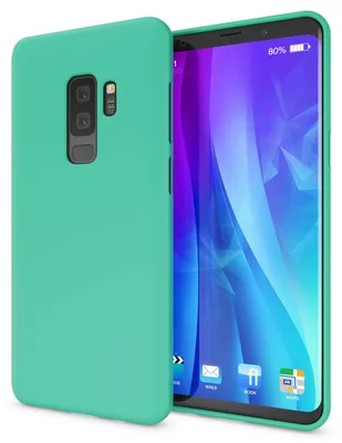 Immagine prodotto di Custodia per cellulare Samsung Galaxy S9 Plus di NALIA, custodia ultrasottile in silicone TPU verde neon