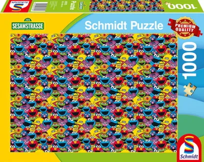 Zdjęcie produktu dla Schmidt Spiele - Ulica Sezamkowa - Kto, jak, co?, 1000 elementów