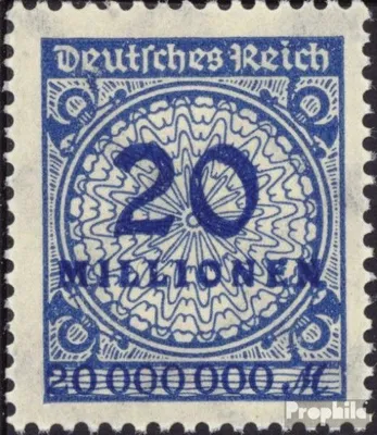 Produktbild von Briefmarken Deutsches Reich 1923 Mi 319A a  gestempelt Hochinflation