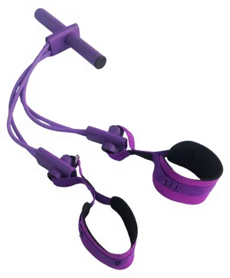 Produktbild von 4/8-Zoll-Pedal-Fußgelenkzug-Widerstandsband mit Griff, elastisches Yoga-Sit-up-Zugseil, Pedalspanner, Trainingsgerät für Männer und Frauen