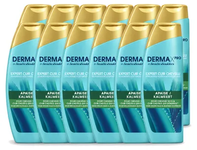 Obrázek produktu pro 12 kusů šamponu Head & Shoulders DermaX Pro proti lupům, zklidňující, objem 470 ml - výhodná balení