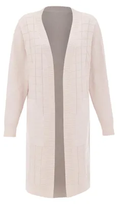 Produktbild von AODA damen strickjacke - beige, XS/S