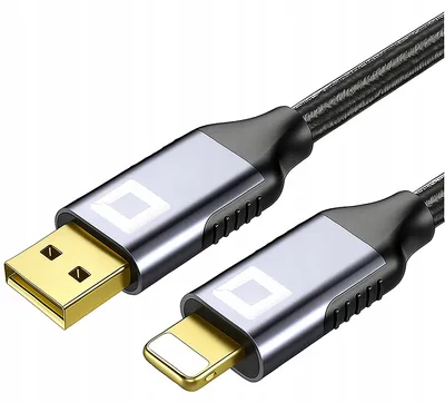 Obrázok produktu pre Nabíjačka Co2 USB Lightning kábel na rýchle nabíjanie pre iPhone 12, 13, 14, 2 m