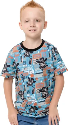 Produktbild von Jungen-T-Shirt Wild Wild West - Blau - 134