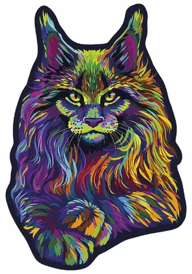 Produktbild von Wooden.City Regenbogenkatze Holzpuzzle 274 Teile