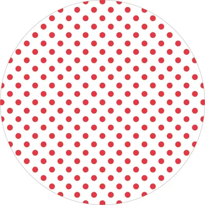 Produktbild von Deckchen Antonia-Punkte in Rot, Tissue mit Folienbeschichtung, Ø 90 mm, 250 Stück - Mank